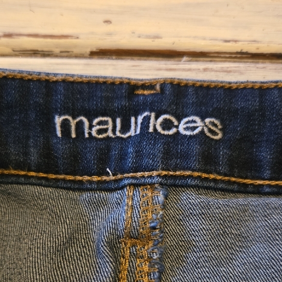 Maurices Dark Blue Cropped Jeans - Picture 2 of 7